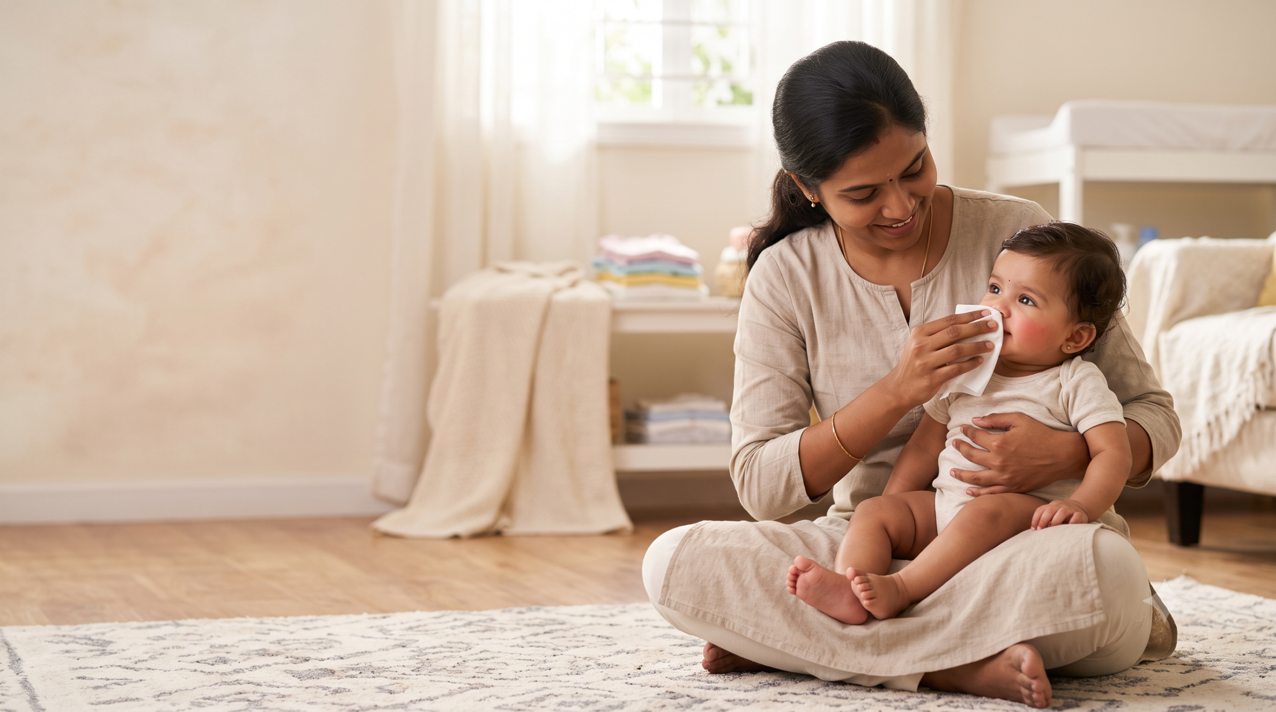 You are currently viewing குழந்தைக்கு அடிக்கடி சளி – காரணம் & தீர்வு | Baby Cold Causes and Remedies in Tamil